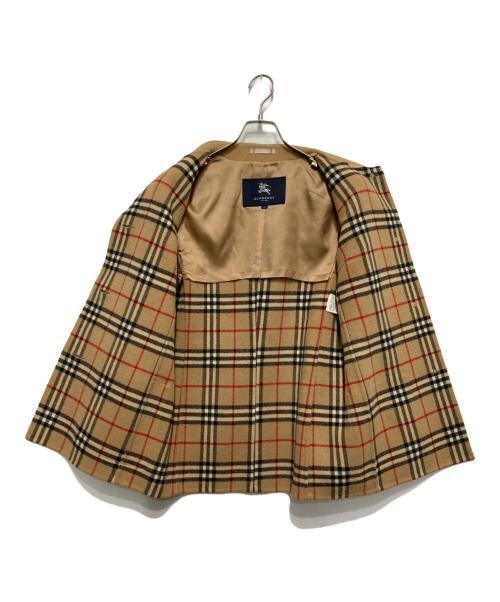 BURBERRY LONDON（バーバリーロンドン）BURBERRY LONDON (バーバリーロンドン) 裏ノヴァカシミヤ混ウールジャケット アイボリー サイズ:36の古着・服飾アイテム
