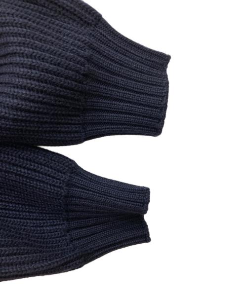 FILIPPO DE LAURENTIIS（フィリッポ・デ・ローレンティス）FILIPPO DE LAURENTIIS (フィリッポ・デ・ローレンティス) メリノウールショールカラーカーディガン ネイビー サイズ:50の古着・服飾アイテム