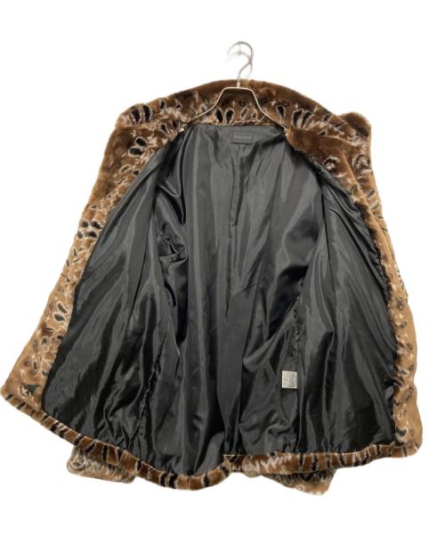 DANKE SCHON（ダンケ シェーン）Danke schon (ダンケ シェーン) ペイズリーファーブルゾン ブラウン サイズ:Lの古着・服飾アイテム