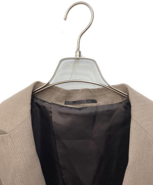 TOMORROW LAND（トゥモローランド）TOMORROW LAND (トゥモローランド) ウールレーヨンダブル4Bテーラードジャケット ベージュ サイズ:Sの古着・服飾アイテム