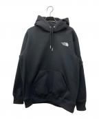 THE NORTH FACEザ ノース フェイス）の古着「SQUARE LOGO HOODIE」｜ブラック