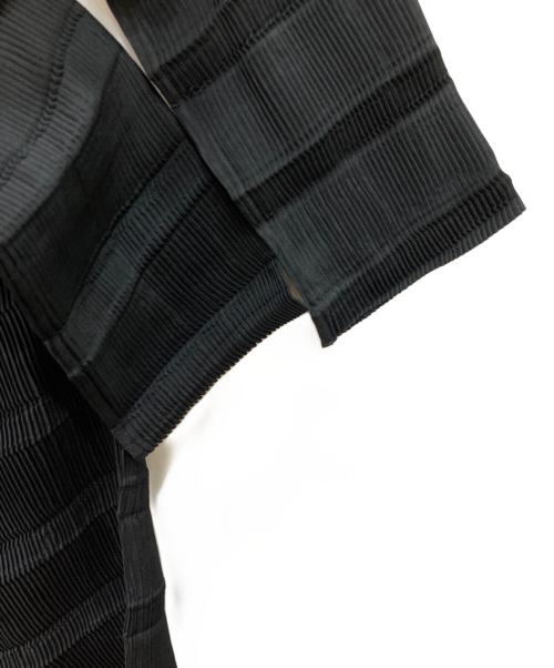 ISSEY MIYAKE（イッセイミヤケ）ISSEY MIYAKE (イッセイミヤケ) ロングカーディガン ブラック サイズ:Mの古着・服飾アイテム