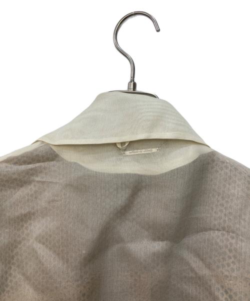 GIANFRANCO FERRE（ジャンフランコフェレ）GIANFRANCO FERRE (ジャンフランコフェレ) シアーシャツ ベージュ サイズ:40の古着・服飾アイテム