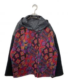 missoni（ミッソーニ）の古着「ウールキルティングリバーシブルジャケット」｜ブラック×レッド