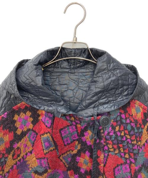 missoni（ミッソーニ）missoni (ミッソーニ) ウールキルティングリバーシブルジャケット ブラック×レッド サイズ:不明の古着・服飾アイテム