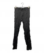 ISSEY MIYAKEイッセイミヤケ）の古着「シワ加工パンツ」｜グリーン