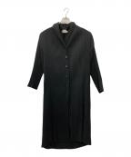 ISSEY MIYAKEイッセイミヤケ）の古着「プリーツコート」｜ブラック