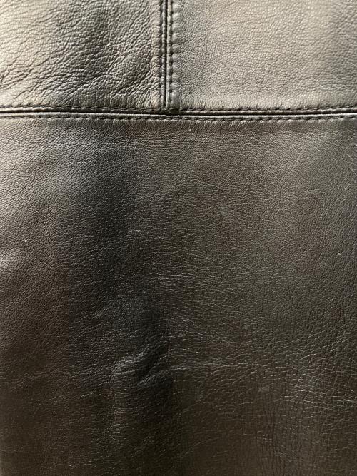LOEWE（ロエベ）LOEWE (ロエベ) レザーパンツ ブラック サイズ:4の古着・服飾アイテム