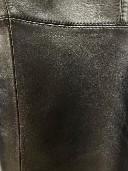 LOEWE（ロエベ）LOEWE (ロエベ) レザーパンツ ブラック サイズ:4の古着・服飾アイテム