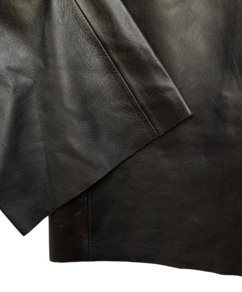 LOEWE（ロエベ）LOEWE (ロエベ) レザーパンツ ブラック サイズ:4の古着・服飾アイテム
