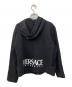 VERSACE (ヴェルサーチェ) メデューサジップメッシュ切替パーカー ブラック サイズ:S：5000円