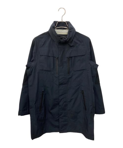 WHITE MOUNTAINEERING（ホワイトマウンテ二アニング）WHITE MOUNTAINEERING (ホワイトマウンテ二アニング) GORE-TEX NYLON TAFFETA RAGLAN COAT ブラック サイズ:Sの古着・服飾アイテム