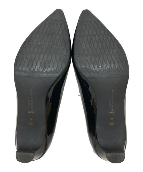 MACKINTOSH LONDON（マッキントッシュ ロンドン）MACKINTOSH LONDON (マッキントッシュ ロンドン) オールウェザー対応ポインテッドトゥモチーフパンプス ブラック サイズ:23の古着・服飾アイテム