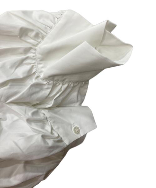 icB（アイシービー）icB (アイシービー) ストレッチポンチ ドッキングワンピース ベージュ サイズ:Ｌ 未使用品の古着・服飾アイテム