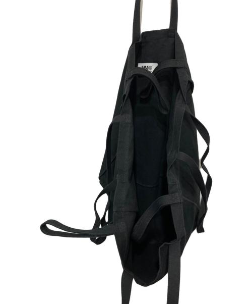 MM6 Maison Margiela（エムエムシックスメゾンマルジェラ）MM6 Maison Margiela (エムエムシックスメゾンマルジェラ) エイトハンドラージトートバッグ ブラックの古着・服飾アイテム