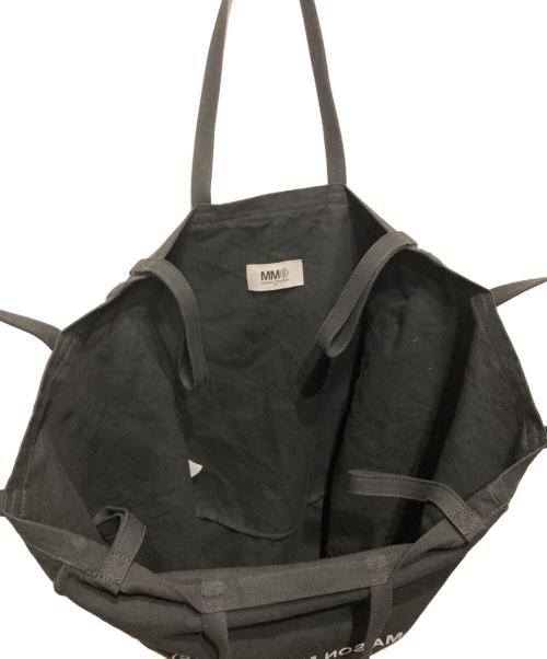 MM6 Maison Margiela（エムエムシックスメゾンマルジェラ）MM6 Maison Margiela (エムエムシックスメゾンマルジェラ) エイトハンドラージトートバッグ ブラックの古着・服飾アイテム