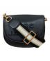 MARC JACOBS（マークジェイコブズ）の古着「フラッシュ レザー ロゴ サドル ショルダーバッグ」