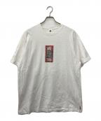 BlackEyePatchブラックアイパッチ）の古着「TEAM TOMODACHI HWC RHINESTONE TEE」｜ホワイト