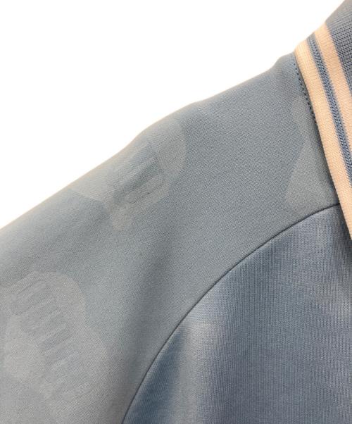 Carhartt WIP（カーハート ワーク イン プログレス）Carhartt WIP (カーハート ワーク イン プログレス) S/S HARTT’S FOOTBALL T-SHIRT ブルー サイズ:Ｌの古着・服飾アイテム