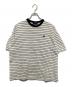 FRED PERRY（フレッドペリー）の古着「鹿の子ボーダーtシャツ」｜ホワイト