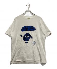 A BATHING APE（アベイシングエイプ）の古着「BIG APE HEAD TEE」｜ホワイト