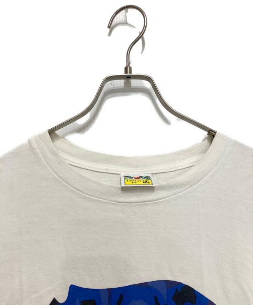 A BATHING APE（アベイシングエイプ）A BATHING APE (アベイシングエイプ) BIG APE HEAD TEE ホワイト サイズ:2XLの古着・服飾アイテム
