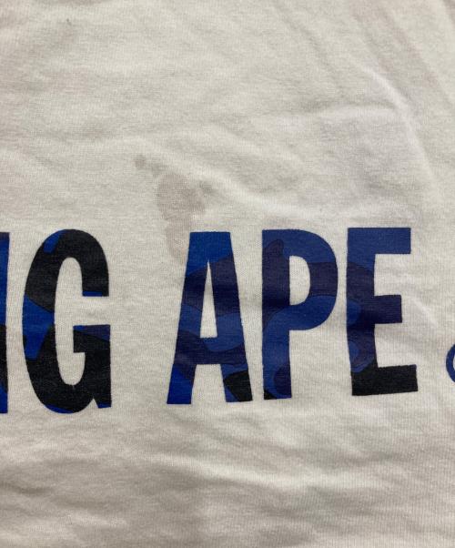 A BATHING APE（アベイシングエイプ）A BATHING APE (アベイシングエイプ) BIG APE HEAD TEE ホワイト サイズ:2XLの古着・服飾アイテム