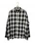 COOTIE PRODUCTIONS（クーティープロダクツ）の古着「R/C Ombre Check L/S Shirt」｜ブラック