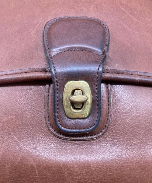 COACH（コーチ）COACH (コーチ) ターンロックレザーショルダーバッグ ウィリス ブラウンの古着・服飾アイテム