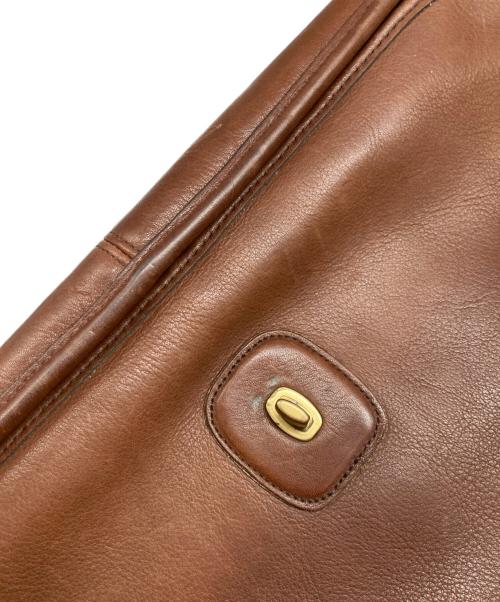 COACH（コーチ）COACH (コーチ) ターンロックレザーショルダーバッグ ウィリス ブラウンの古着・服飾アイテム