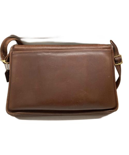 COACH（コーチ）COACH (コーチ) ターンロックレザーショルダーバッグ ウィリス ブラウンの古着・服飾アイテム