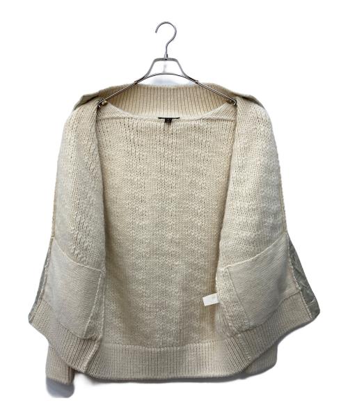 LOUIS VUITTON（ルイ ヴィトン）LOUIS VUITTON (ルイ ヴィトン) アルパカ混スタンドカラーカーディガン アイボリー サイズ:Sの古着・服飾アイテム