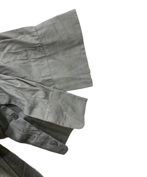 PRADA（プラダ）PRADA (プラダ) ワイドカラーシャツ グレー サイズ:38の古着・服飾アイテム