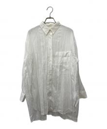 ISSEY MIYAKE（イッセイミヤケ）の古着「シワ加工シャツ」｜ホワイト