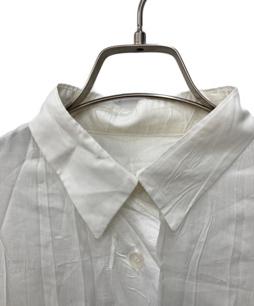 ISSEY MIYAKE（イッセイミヤケ）ISSEY MIYAKE (イッセイミヤケ) シワ加工シャツ ホワイト サイズ:Mの古着・服飾アイテム