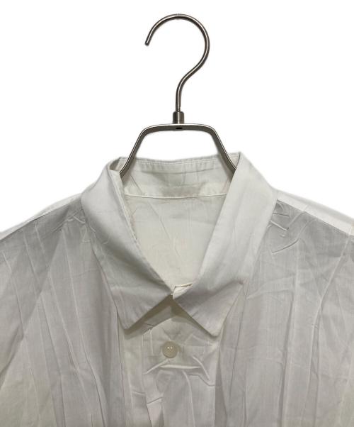 ISSEY MIYAKE（イッセイミヤケ）ISSEY MIYAKE (イッセイミヤケ) シワ加工シャツ ホワイト サイズ:Ⅿの古着・服飾アイテム