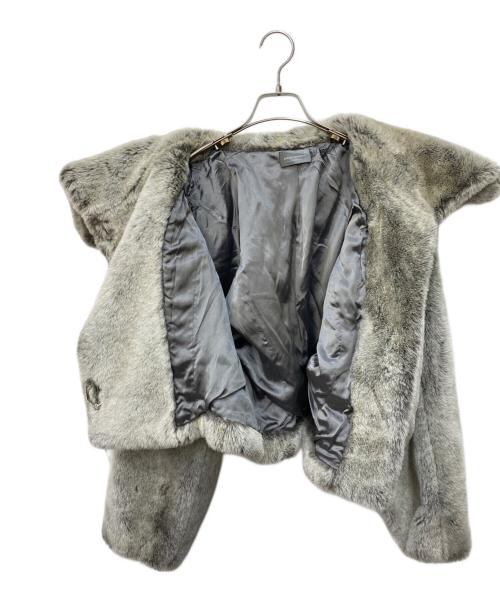 PACO RABANNE（パコラバンヌ）PACO RABANNE (パコラバンヌ) ファージャケット グレー サイズ:不明の古着・服飾アイテム
