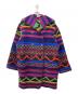 MISSONI（ミッソーニ）の古着「マルチラインウールコート」｜マルチカラー