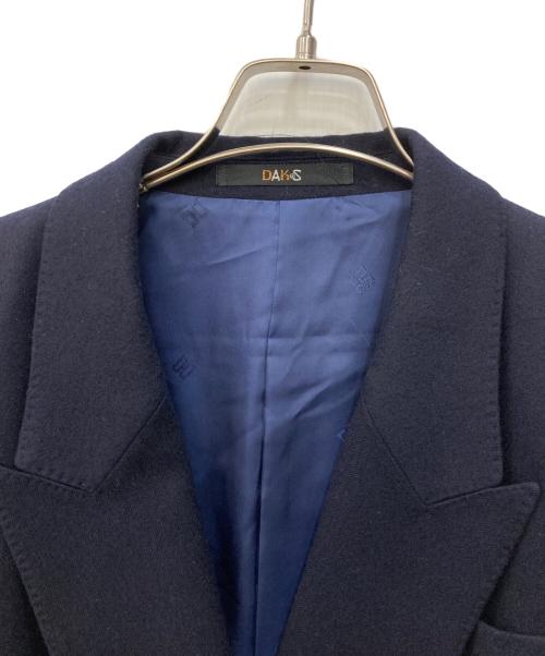 DAKS（ダックス）DAKS (ダックス) 金釦ダブルテーラードジャケット ネイビー サイズ:Ｌの古着・服飾アイテム