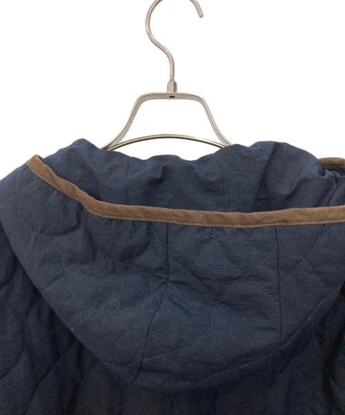 Pal'las Palace（パラスパレス）PAL'LAS PALACE (パラスパレス) スタナータッサーキルティングフード ネイビーの古着・服飾アイテム