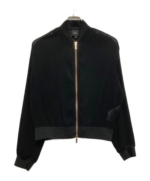 ARMANI EXCHANGE（アルマーニ エクスチェンジ）ARMANI EXCHANGE (アルマーニ エクスチェンジ) シアージャケット ブラック サイズ:XSの古着・服飾アイテム