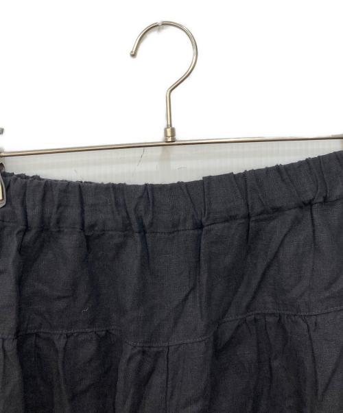 群言堂（グンゲンドウ）群言堂 (グンゲンドウ) リネンキャンバス パンツ林檎 ブラック サイズ:FREEの古着・服飾アイテム