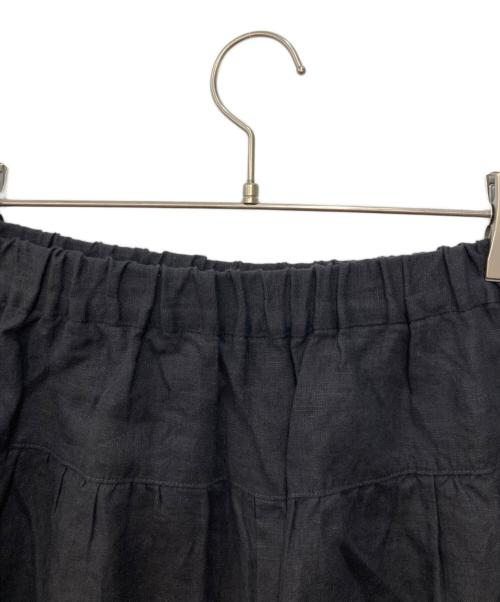 群言堂（グンゲンドウ）群言堂 (グンゲンドウ) リネンキャンバス パンツ林檎 ブラック サイズ:FREEの古着・服飾アイテム