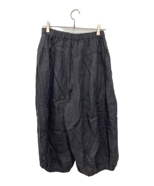 群言堂（グンゲンドウ）群言堂 (グンゲンドウ) リネンキャンバス パンツ林檎 ブラック サイズ:FREEの古着・服飾アイテム