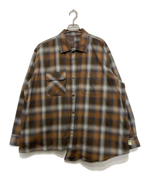 BEAMS（ビームス）BEAMS (ビームス) SSZ (エスエスズィー) RAPOMBRE SHIRT ブラウン サイズ:Sの古着・服飾アイテム
