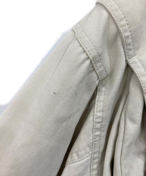 GAP（ギャップ）GAP (ギャップ) 襟切替ダックジャケット アイボリー サイズ:Ｌの古着・服飾アイテム