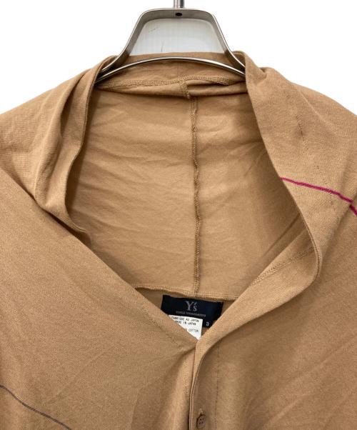 Y's（ワイズ）Y's (ワイズ) アシンメトリーカーディガン ブラウン サイズ:3の古着・服飾アイテム