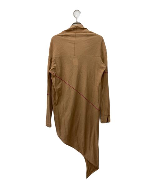 Y's（ワイズ）Y's (ワイズ) アシンメトリーカーディガン ブラウン サイズ:3の古着・服飾アイテム