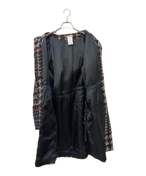 SONIA RYKIEL（ソニア リキエル）SONIA RYKIEL (ソニア リキエル) ウールコート ブラック×グレー サイズ:Sの古着・服飾アイテム