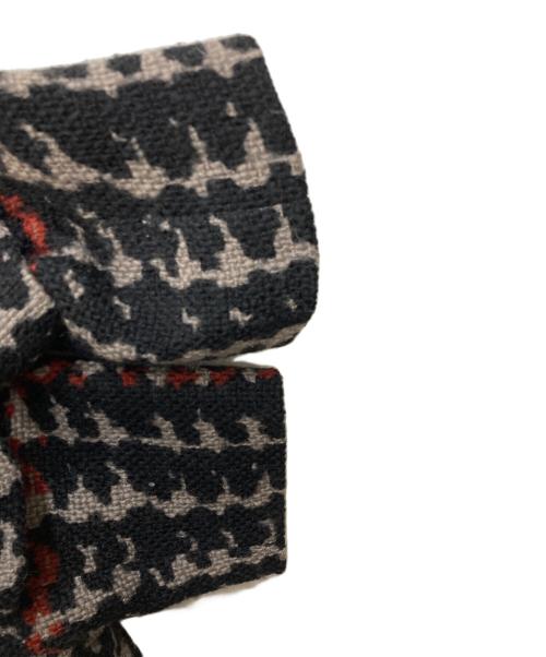 SONIA RYKIEL（ソニア リキエル）SONIA RYKIEL (ソニア リキエル) ウールコート ブラック×グレー サイズ:Sの古着・服飾アイテム